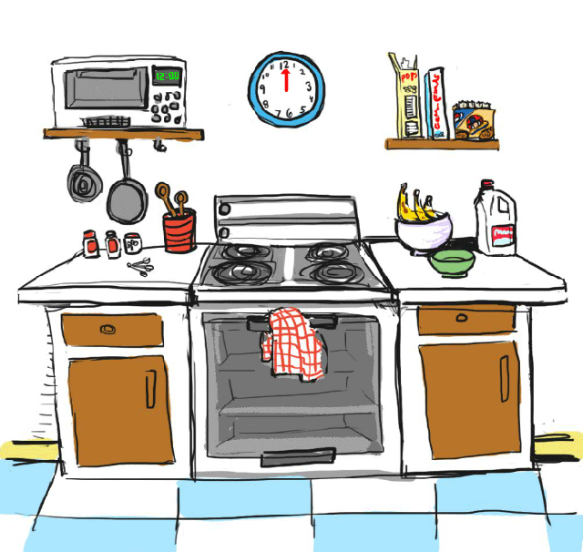 history of porridge animated kitchen clock