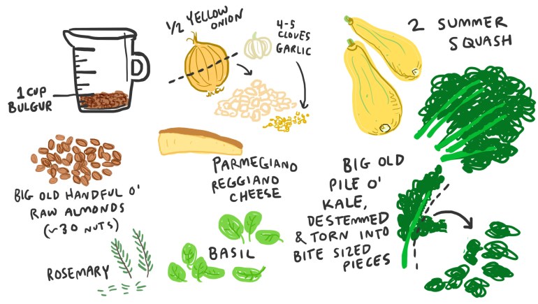 summer bulger ingredients