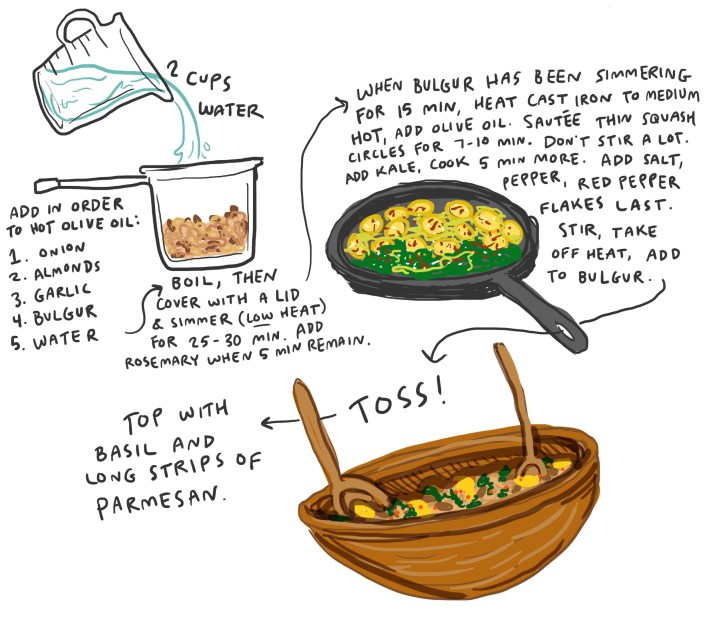 summer bulgur instructions