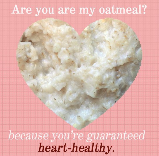 oatmeal valentine