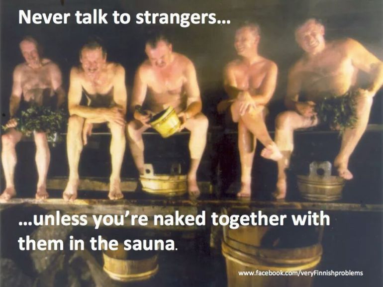 finnish sauna meme