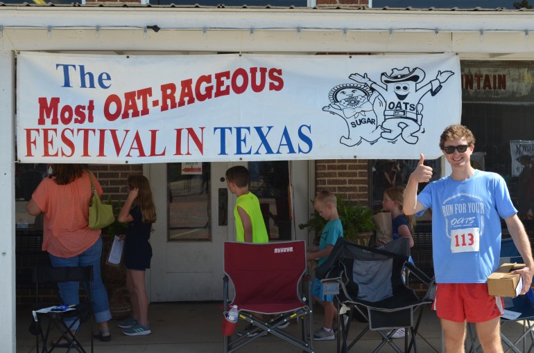 oatmeal festival texas run for your oats